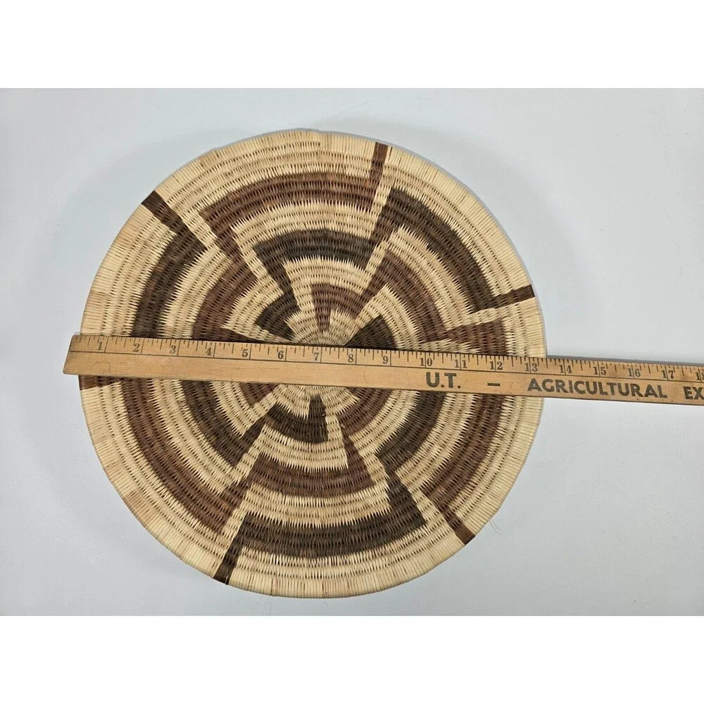 Monumental Zulu Basket Trio –  Vintage Handwoven Signed Documented, Large